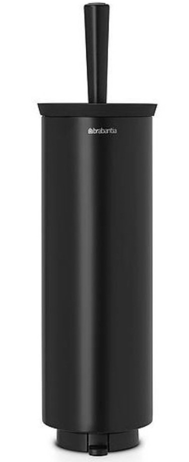 Toiletborstelhouder wc borstelhouder rvs zwart brabantia