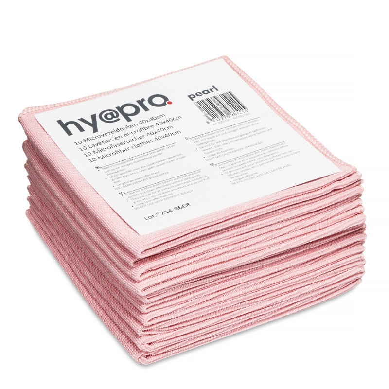 Microvezeldoek 40x40 cm Roze – 350 grams