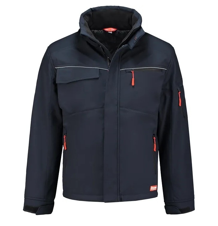 Softshell jack winter workman zwart maat S