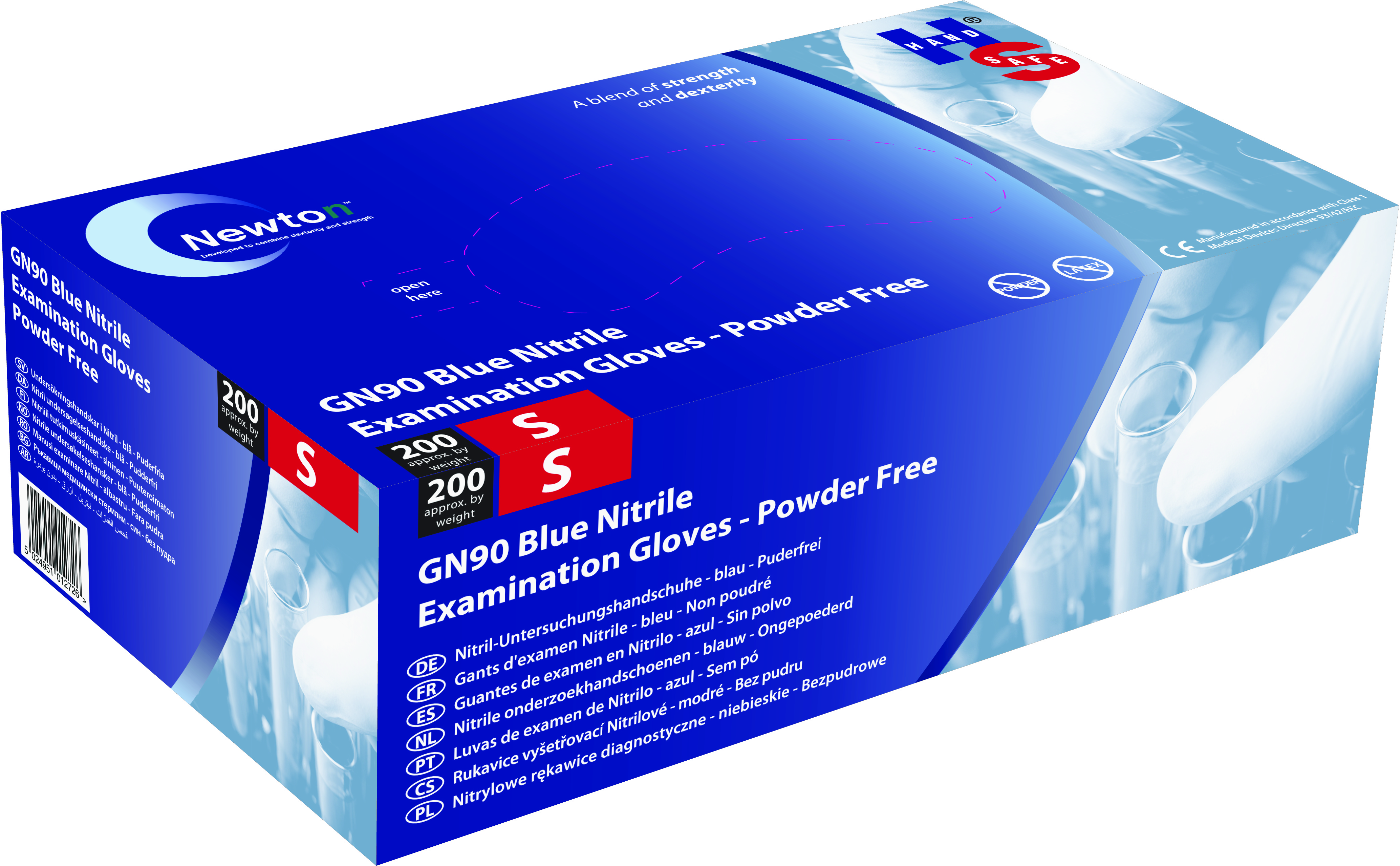 Handschoen wegwerp nitril