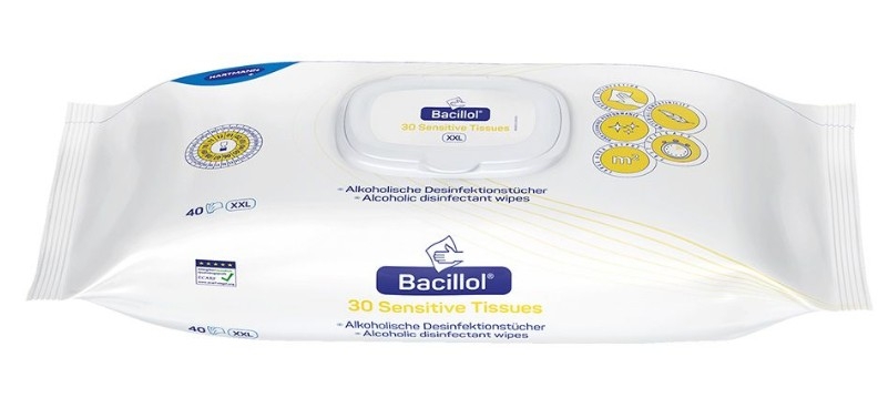 Hartmann Bacillol® 30 Sensitive Tissues XXL | Alcoholische Desinfectiedoekjes
